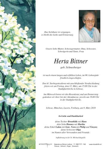 Parte von Herta Bittner