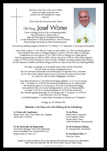 Parte von Josef Wörter