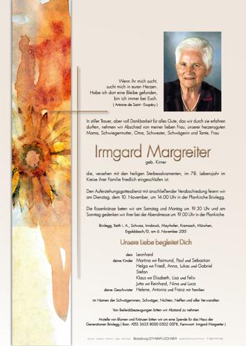Parte von Irmgard Margreiter