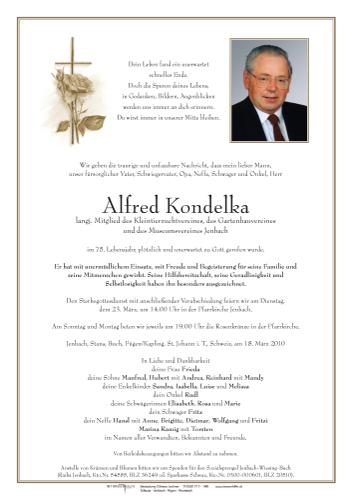 Parte von Alfred Kondelka