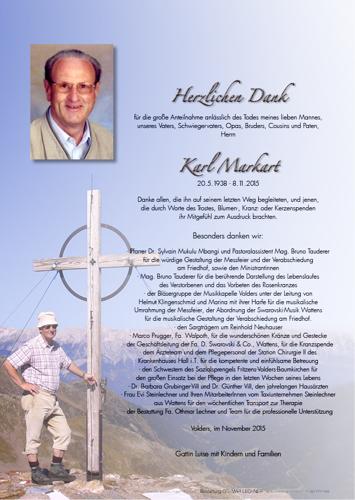 Parte von Karl Markart