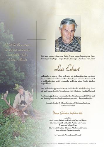 Parte von Alois Erhart