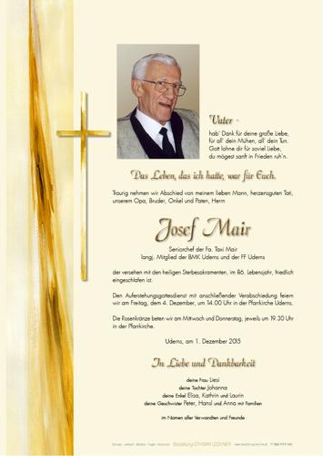 Parte von Josef Mair