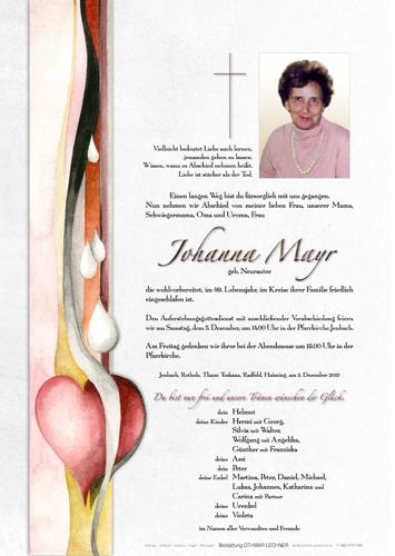 Parte von Johanna Mayr