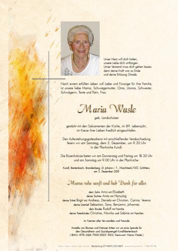 Parte von Maria Wasle