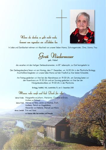 Parte von Greti Niedermoser