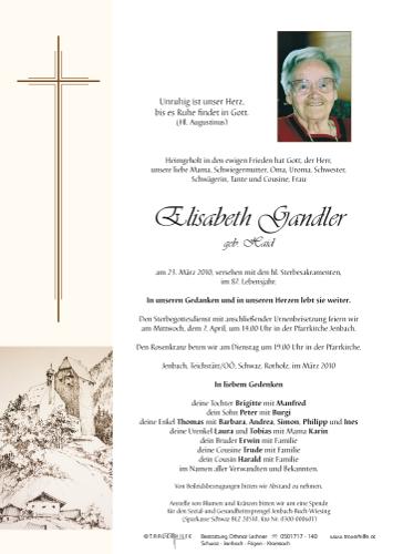 Parte von Elisabeth Gandler