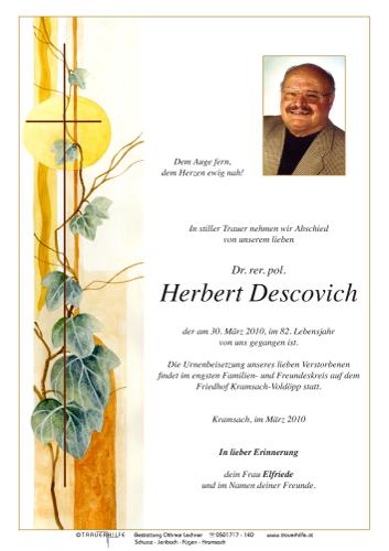 Parte von Herbert Descovich