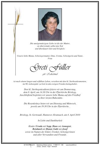 Parte von Greti Füller