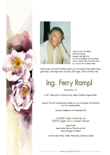 Parte von Ferdinand Rampl