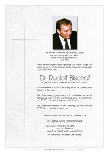 Parte von Bischof Rudolf Dr.