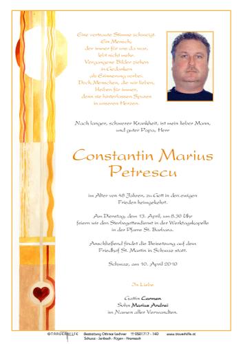 Parte von Constantin Marius Petrescu