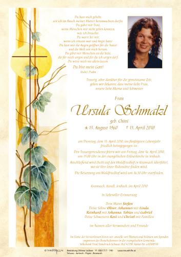 Parte von Ursula Schmalzl