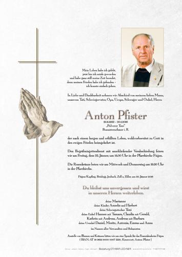 Parte von Anton Pfister