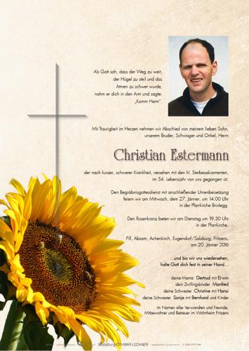 Parte von Christian Estermann