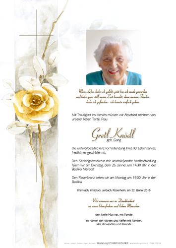 Parte von Gretl Knödl