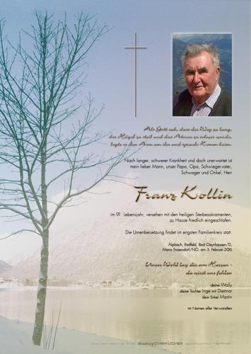 Parte von Franz Kollin