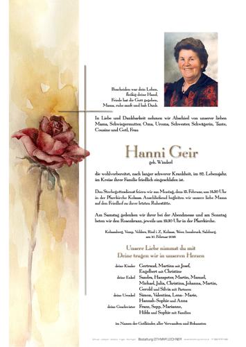 Parte von Hanni Geir