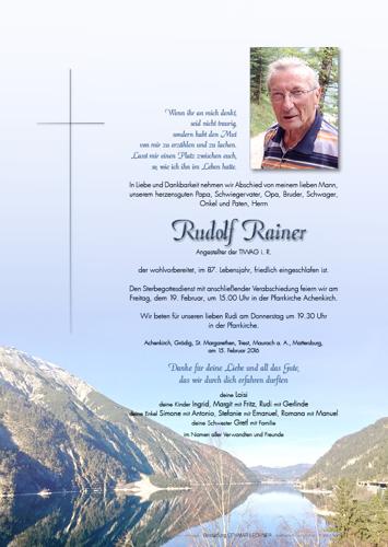 Parte von Rudolf Rainer