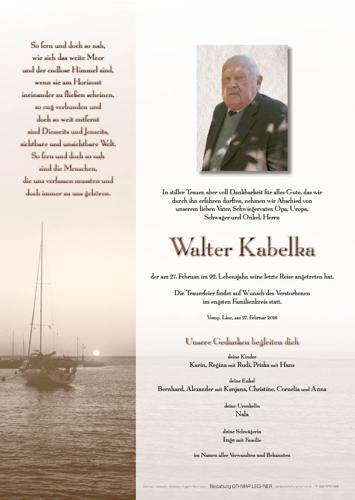 Parte von Walter Kabelka
