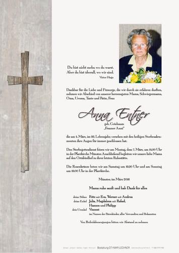 Parte von Anna Entner