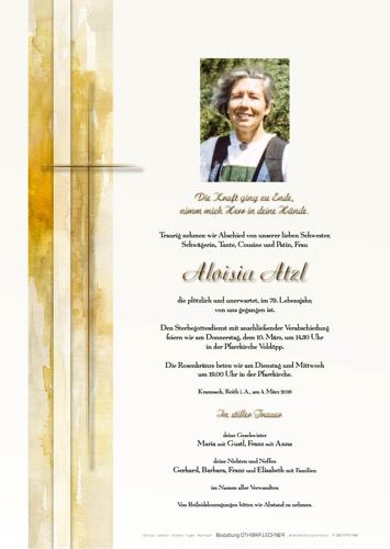 Parte von Aloisia Atzl