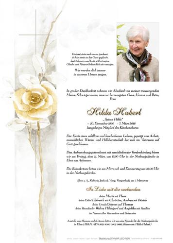 Parte von Hilda Haberl