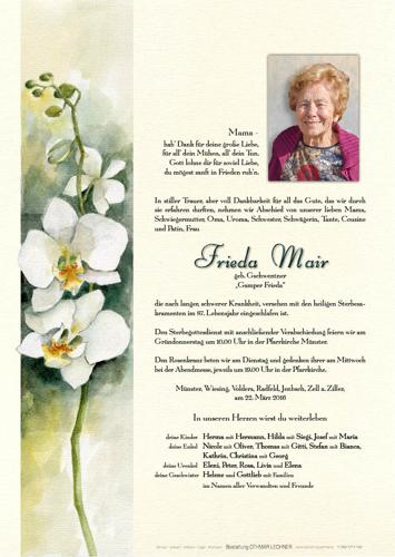 Parte von Frieda Mair