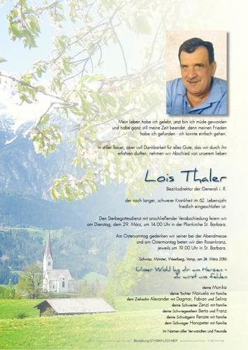 Parte von Lois Thaler