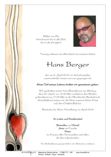 Parte von Hans Berger