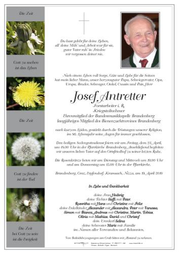 Parte von Josef Antretter