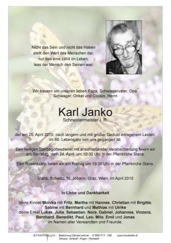 Parte von Karl Janko