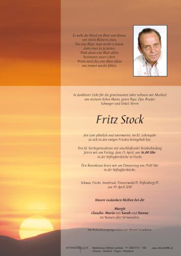 Parte von Friedrich Stock