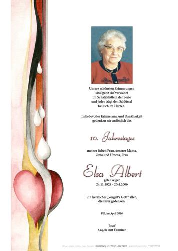 Parte von Elsa Albert
