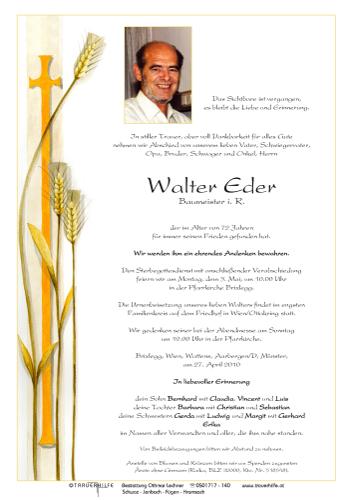 Parte von Walter Eder