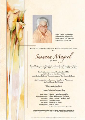 Parte von Susanna Magerl