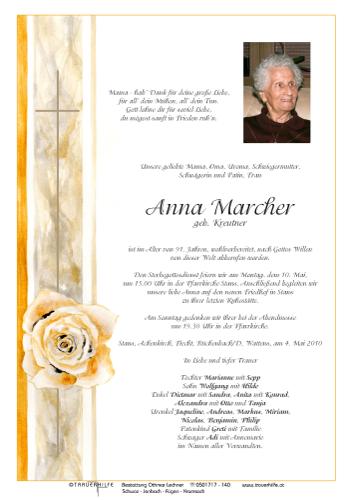 Parte von Anna Marcher