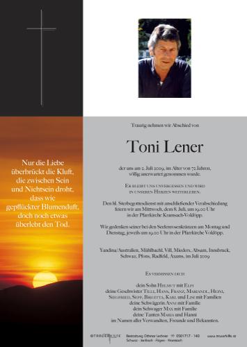 Parte von Toni Lener