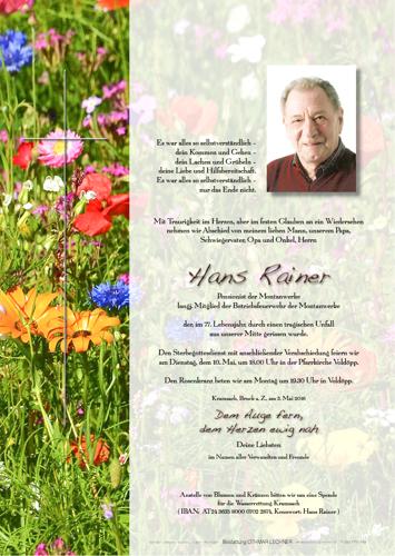 Parte von Hans Rainer