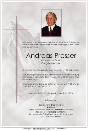 Parte von Andreas Prosser