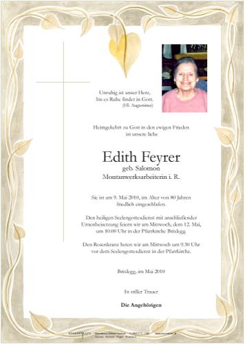 Parte von Edith Feyrer