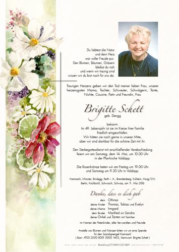 Parte von Brigitte Schett