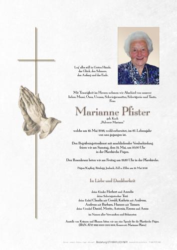 Parte von Marianne Pfister