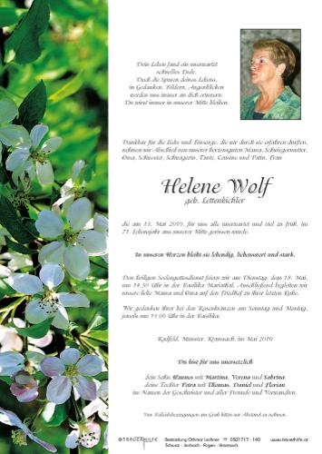 Parte von Helene Wolf