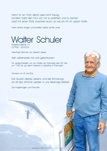 Parte von Walter Schuler