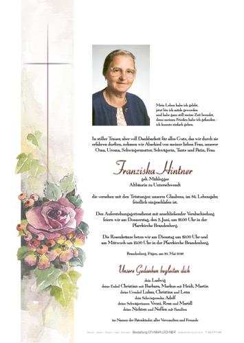Parte von Franziska Hintner