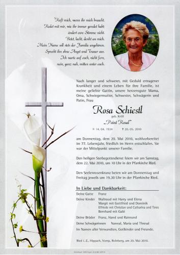 Parte von Rosa Schiestl