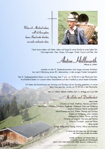 Parte von Anton Höllwarth