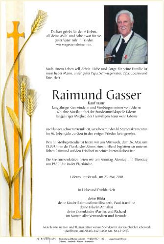 Parte von Raimund Gasser