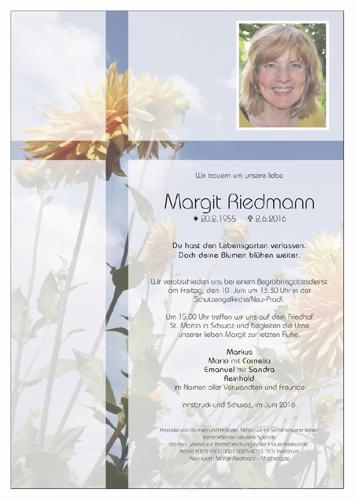 Parte von Margit Riedmann